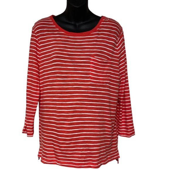Banana Republic Factory Malibu Tee Striped Shirt - Picture 1 of 11